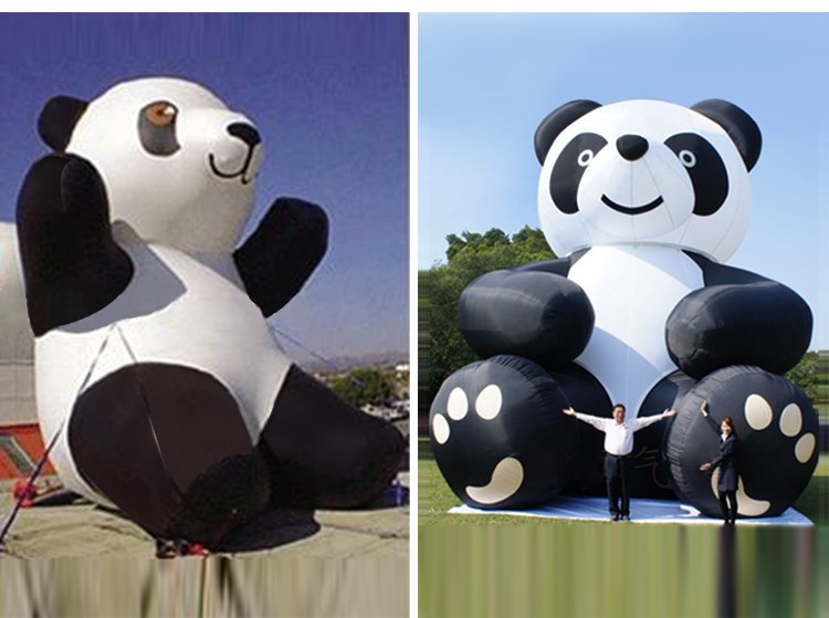 花溪充气熊猫展示